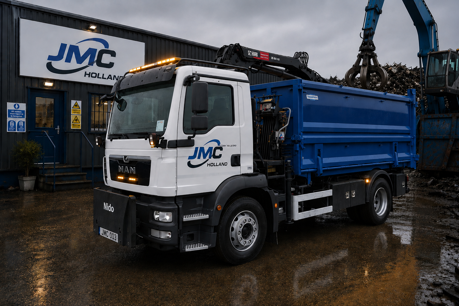 JMC Holland container truck
